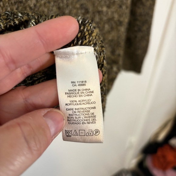 Michael Kors Brown Cowl Neck Sweater with Textured Knit - Picture 11 of 16